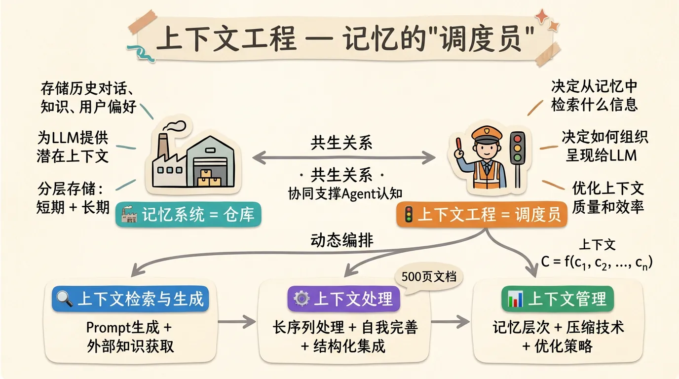 上下文工程与记忆关系
