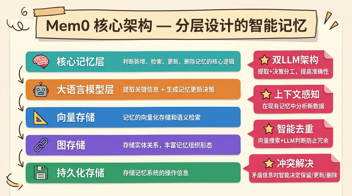 Mem0核心架构