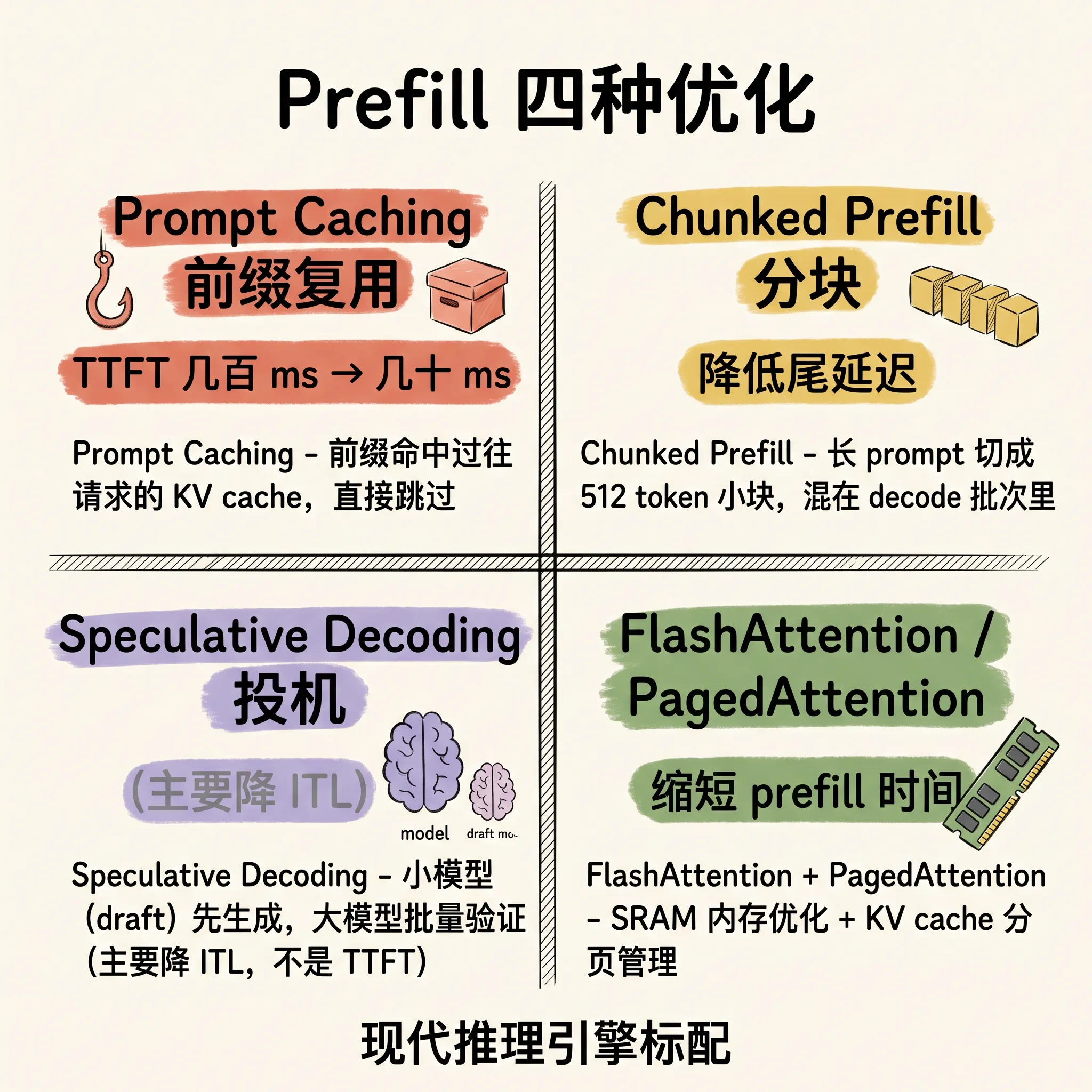 Prefill 的四种优化手段