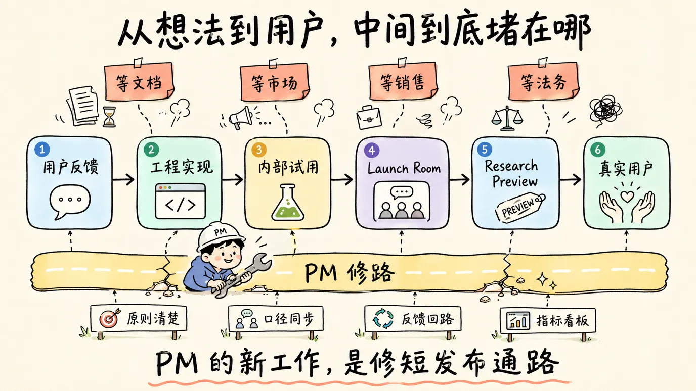 从想法到用户的发布通路