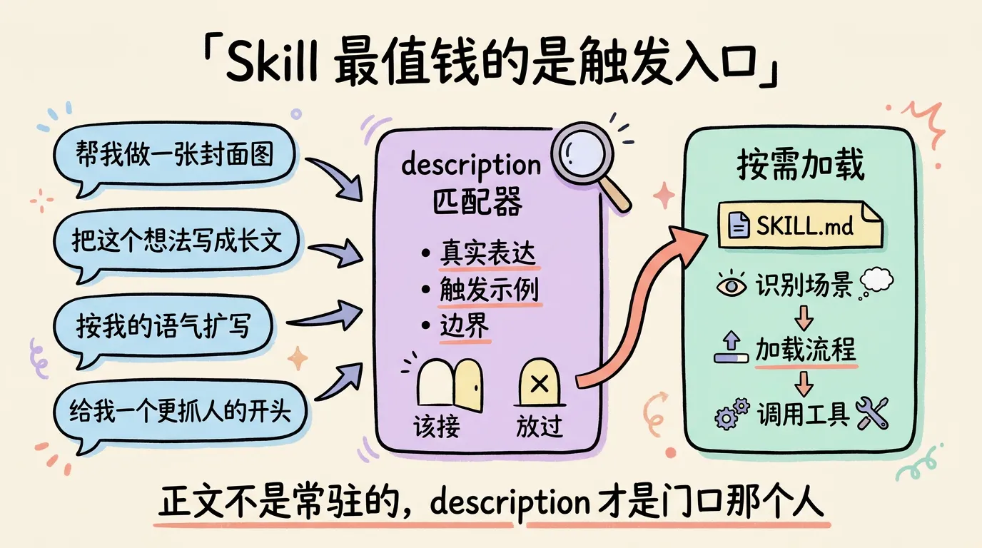 Skill 最值钱的是触发入口