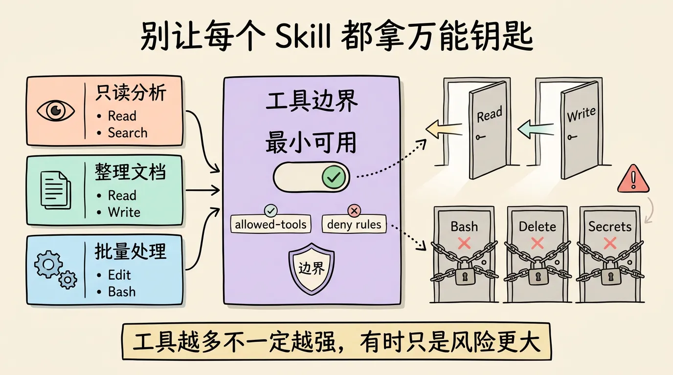 工具边界与最小可用权限