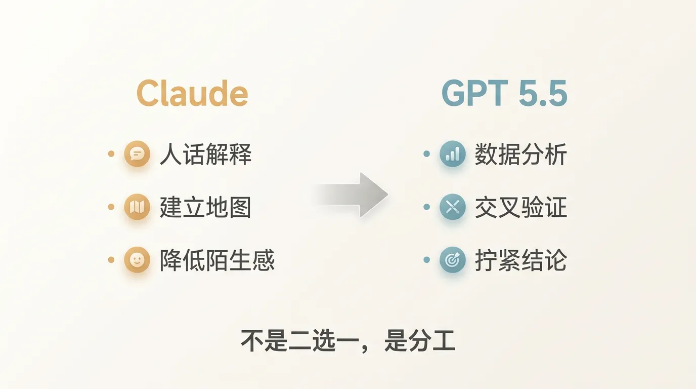 Claude 和 GPT 5.5 的分工