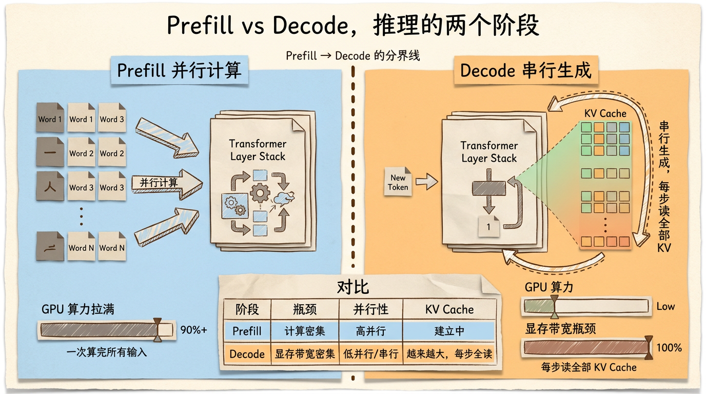 Prefill vs Decode 对比