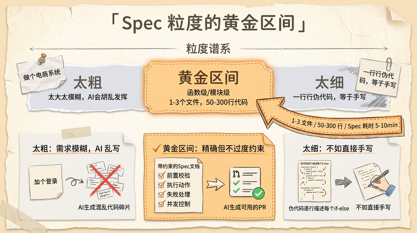 Spec粒度