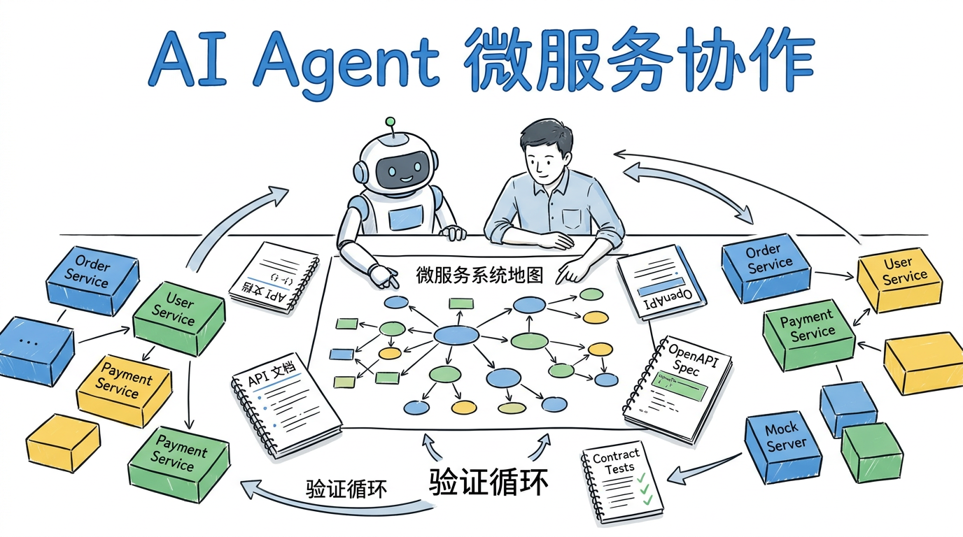 十几个微服务，怎么让 AI Agent 真正参与系统设计和编码？