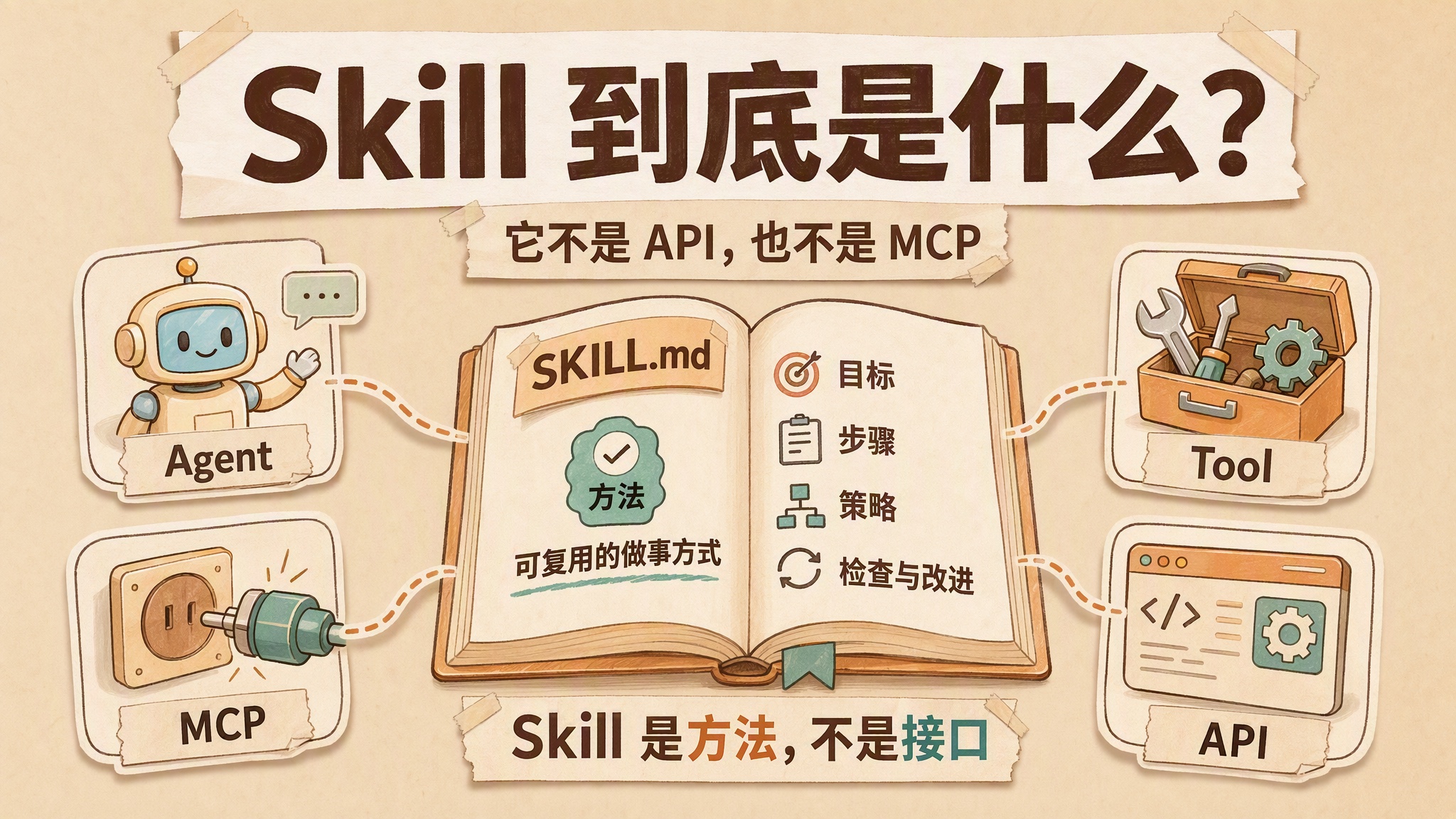 Skill 到底是什么:它不是 API,也不是 MCP